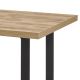 CEDRA - Ensemble Industriel Buffet + Table 170cm Piètement U