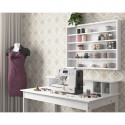 COLLECT - Vitrine Murale 5 Compartiments Blanche