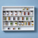 COLLECT - Vitrine Murale 5 Compartiments Blanche