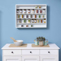 COLLECT - Vitrine Murale 5 Compartiments Blanche
