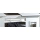 LAKA - Lit Maison 90x200cm Blanc avec Fenêtre + Tiroir et Rideaux