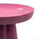 BIXO - Table d'Appoint Ø45cm Métal Laqué Violet et Rose