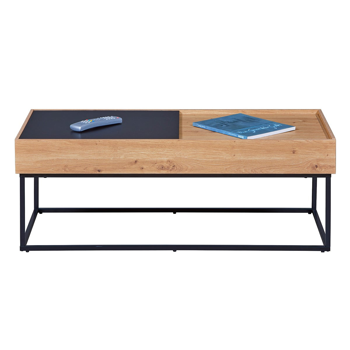 Table basse coffre avec tiroirs