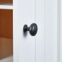 BIDART - Pack Buffet 3 Portes + Vitrine Murale Blanche