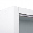 BIDART - Pack Buffet 3 Portes + Vitrine Murale Blanche