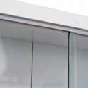 BIDART - Pack Buffet 3 Portes + Vitrine Murale Blanche