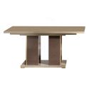 CREAMY - Table Allongeable 160-200cm Coloris Argile et Bronze