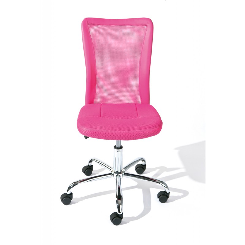 Chaise de bureau enfant junior LAB (rose) - Chaise - Fauteuil bureau BUT