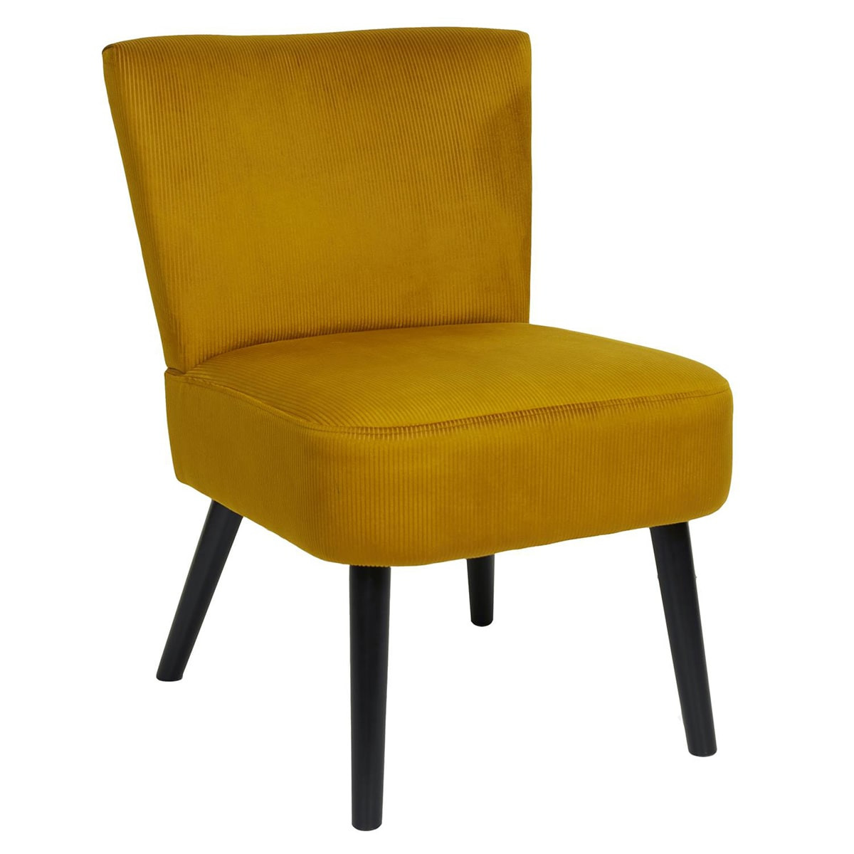 Fauteuil Bas Maya - Style Bois Et Rotin, Piétement Eucalyptus, Dimensions 53x70x72 Cm, Livré En Colis
