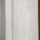 OUREA - Rideau Ajustable 140x300 cm Gaze de Coton Nuage + 8 Anneaux Pince