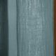 OUREA - Rideau Ajustable 140x300 cm Gaze de Coton Canard + 8 Anneaux Pince