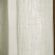 OUREA - Rideau Ajustable 140x300 cm Gaze de Coton Vert d'Eau + 8 Anneaux Pince