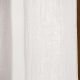OUREA - Rideau Ajustable 140x300 cm Gaze de Coton Chantilly + 8 Anneaux Pince