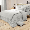 OUREA - Taie de Traversin 85x185cm Gaze de Coton Nuage