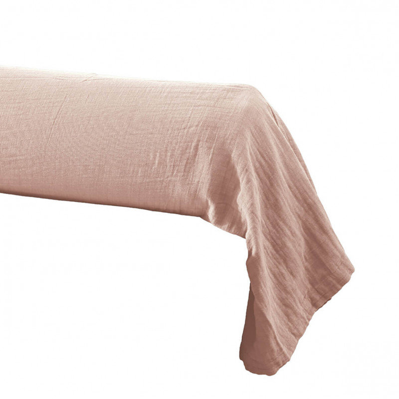 OUREA - Taie de Traversin 85x185cm Gaze de Coton Guimauve OUREA - Taie de Traversin 85x185cm Gaze de Coton Guimauve