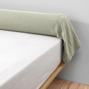 OUREA - Taie de Traversin 85x185cm Gaze de Coton Vert d'Eau