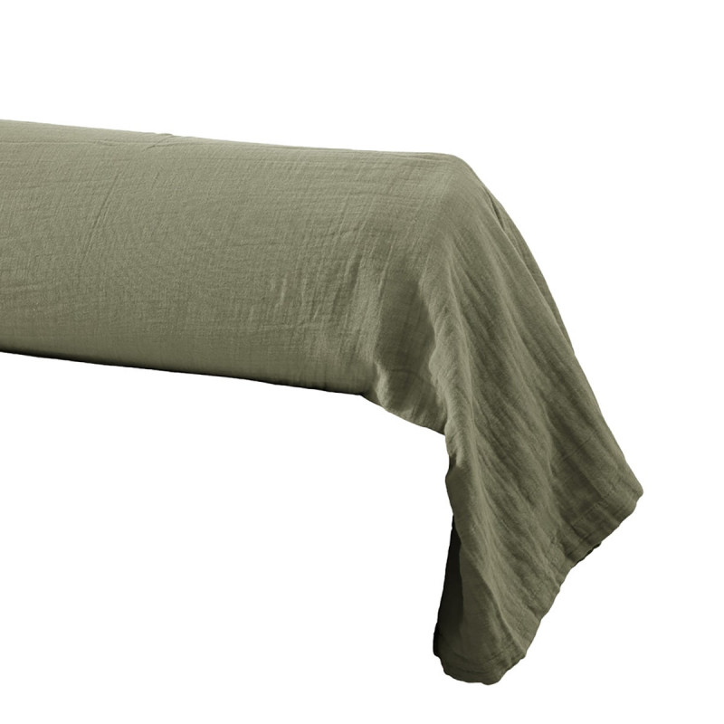 OUREA - Taie de Traversin 85x185cm Gaze de Coton Romarin OUREA - Taie de Traversin 85x185cm Gaze de Coton Romarin