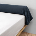 OUREA - Taie de Traversin 85x185cm Gaze de Coton Minuit