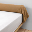 OUREA - Taie de Traversin 85x185cm Gaze de Coton Camel