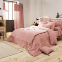 OUREA - Taie de Traversin 85x185cm Gaze de Coton Rose Pêche