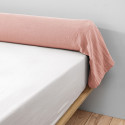 OUREA - Taie de Traversin 85x185cm Gaze de Coton Rose Pêche