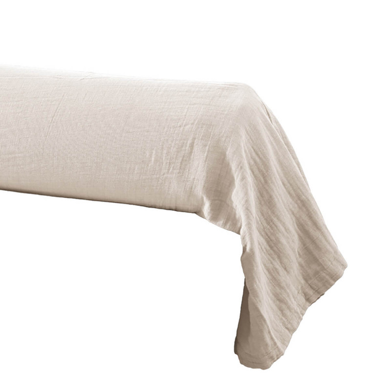 OUREA - Taie de Traversin 85x185cm Gaze de Coton Pampa