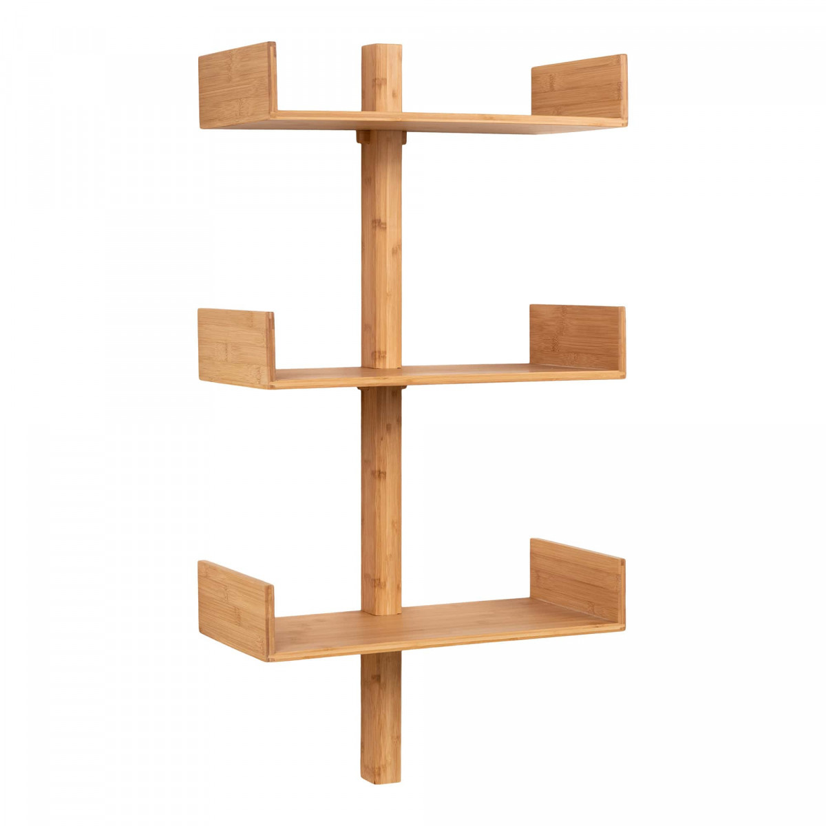 Étagère Angle 3 Niveaux Sicela Bambou