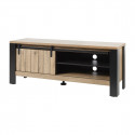 CLODIUS - Ensemble Salon Meuble TV et Table Basse 1 Tiroir et 1 Niche