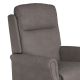 OCTAVE - Fauteuil Relax Electrique Simili Cuir Taupe