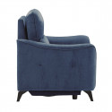 BURGOS - Fauteuil Electrique Tissu Waterproof Bleu
