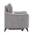 BURGOS - Fauteuil Electrique Tissu Waterproof Gris
