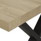 MASSIRE - Table Rectangulaire 170cm Aspect Bois