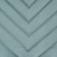 FENCY - Lot de 4 Chaises Bleu Céladon Surpiqures Triangle
