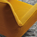 LAREDO - Fauteuil Pivotant Tissu Maille 3D Jaune