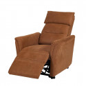 HORACE - Fauteuil Relax Electrique Releveur Tissu Cognac