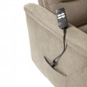 HORACE - Fauteuil Relax Electrique Releveur Tissu Taupe