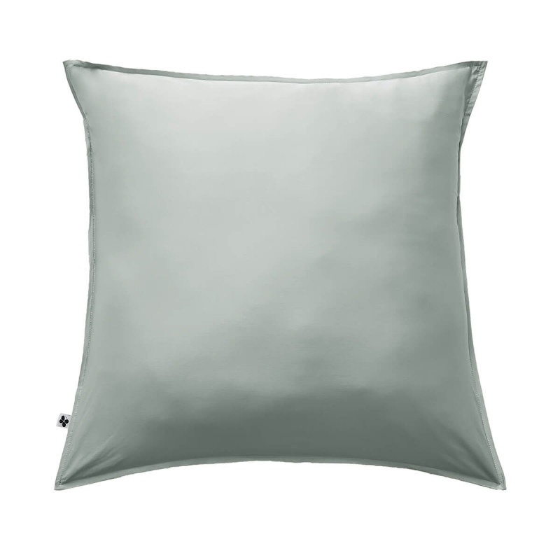 DALIA - Taie d'Oreiller 63x63cm 100 % Viscose de Bambou Vert d'Eau