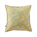 AZALÉE - Coussin 45x45 Déhoussable Tissu Déperlant Moif Fleuri