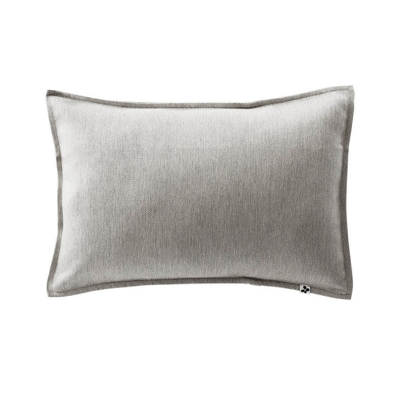 PRIMROSE - Coussin 45x60 Déhoussable Tissu Déperlant Gris Galet