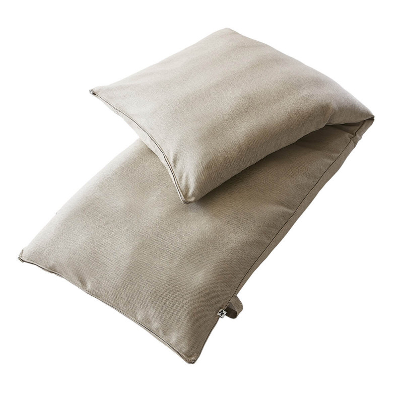 PRIMROSE - Coussin Bain de Soleil 70x190 Déhoussable Tissu Déperlant Sable