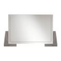 DITA - Miroir Rectangulaire Aspect Noyer Gris Foncé