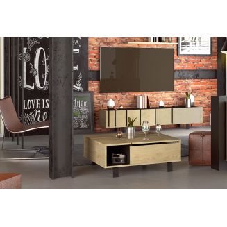 YUMA - Ensemble Salon Table Basse Relevable + Meuble TV