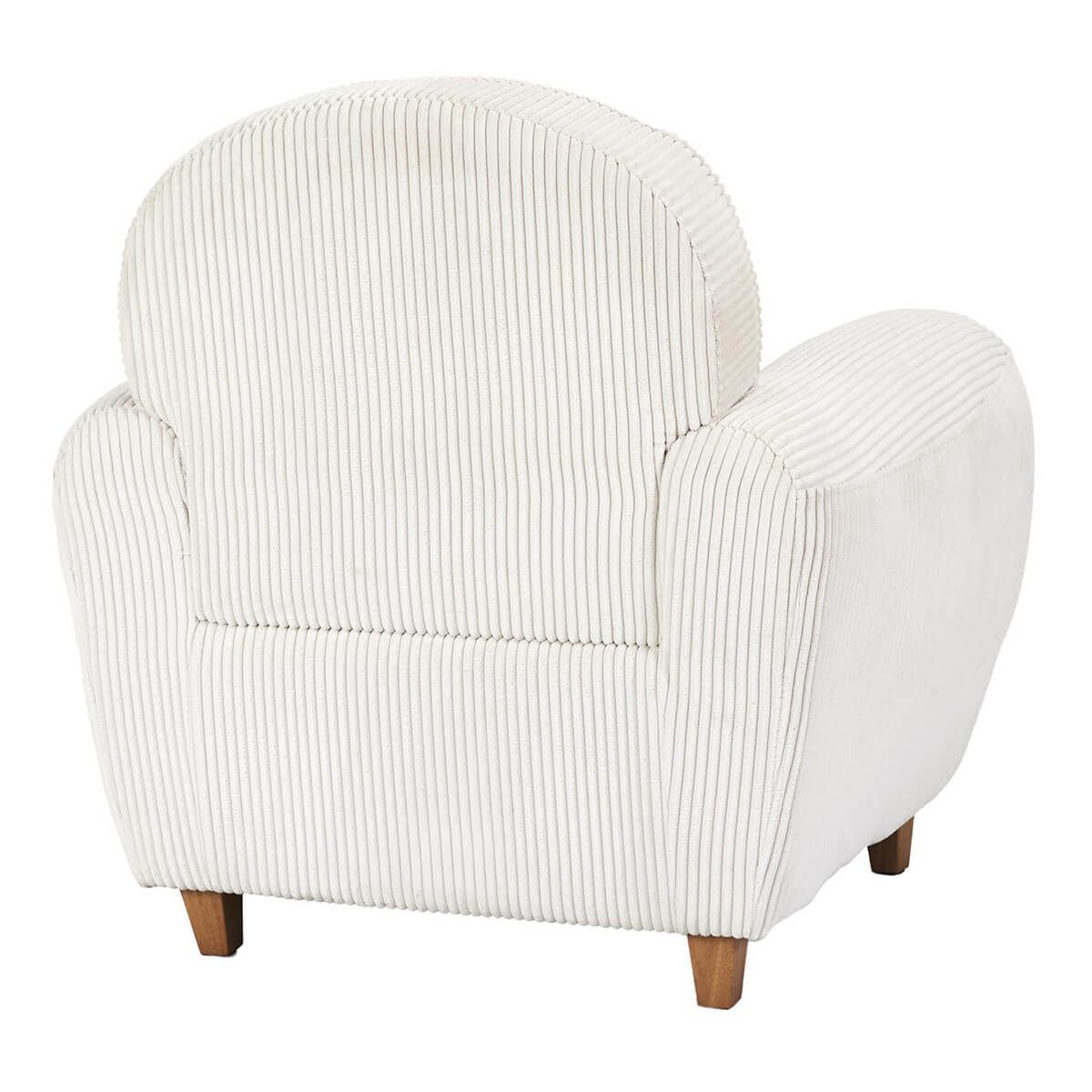 Fauteuil de Salon 'Scott' Côtelé - Beige Fauteuil de Salon 'Scott' Côtelé - Beige