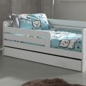 SCOPE - Tiroir de Rangement pour Lit Junior 70x140cm Blanc