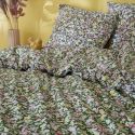 ISIA - Parure de Lit Imprimé Floral Housse de Couette 200x200cm + 2 Taies d'Oreiller