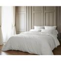 DALIA - Housse de Couette 240x220cm 100 % Viscose de Bambou Chantilly