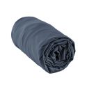 DALIA - Drap Housse 140x190cm 100 % Viscose de Bambou Bleu nuit