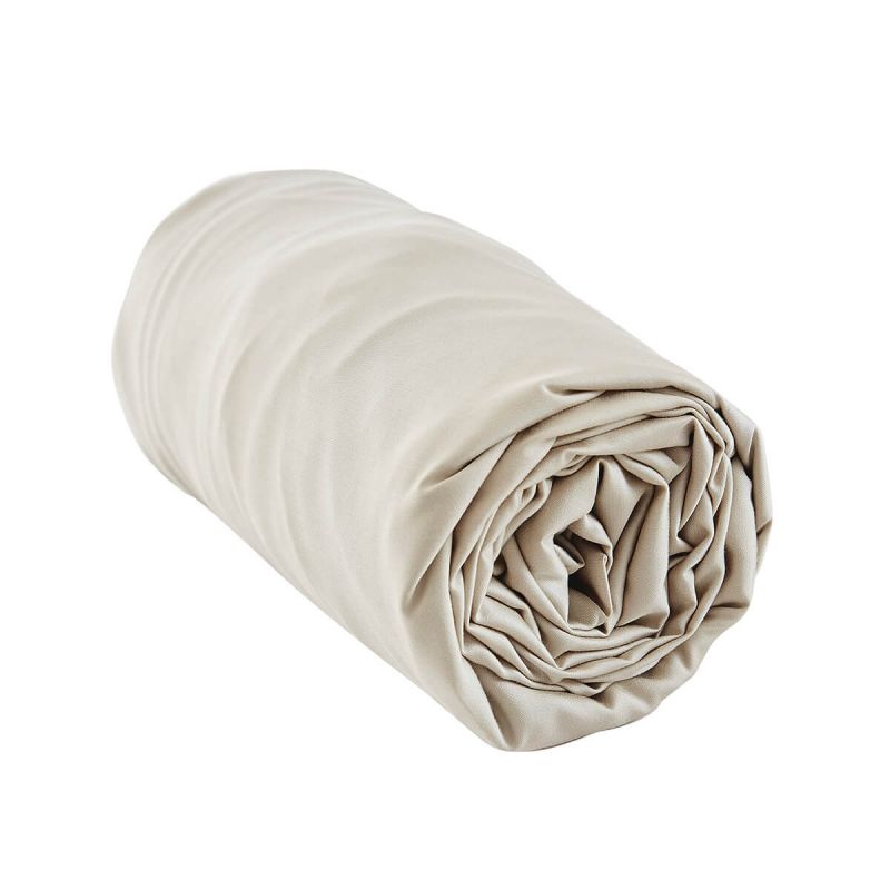 DALIA - Drap Housse 160x200cm 100 % Viscose de Bambou Pampa DALIA - Drap Housse 160x200cm 100 % Viscose de Bambou Pampa