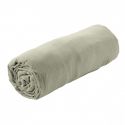 OUREA - Drap Housse 200x200cm Gaze de Coton Vert d'eau