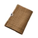 OUREA - Serviette de Toilette 50x90cm Gaze de Coton Camel